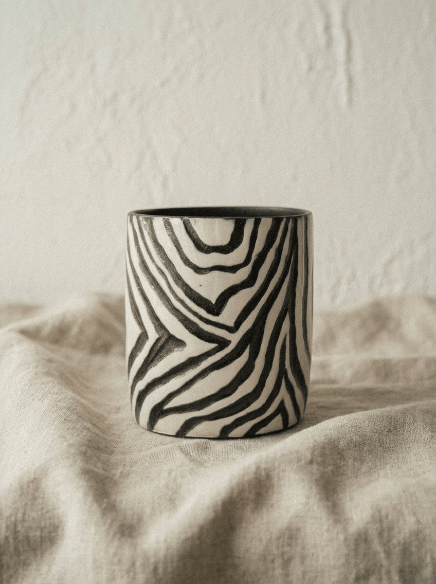 ZEBRA LOVE Becher – Ansicht 2